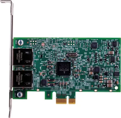 Produktbild von Broadcom BCM5720-2P, Eingebaut, Kabelgebunden, PCI Express, Ethernet, 1000 Mbit/s, Grün