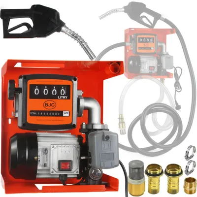 Produktbild von BJC Automatische Heizölpumpe Ölpumpe Dieselpumpe Ölwechsel 230V /0,75kW selbstansaugend Pumpe mit automatischer Pistole, Kraftstoffpumpe, Absaugpumpe