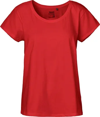 Produktbild von Neutral O81003 | Damen Loose Fit T-Shirt / Single Jersey Strick - Farbe: Red - Größe: L