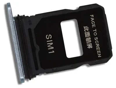 Produktbild von Ersatz Dual-SIM-Kartenhalter für Xiaomi 17 5G (25113PN0EG), Blau