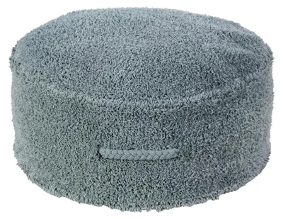 Image de Pouf CHILL Vintage Blue, 50 x 50 cm