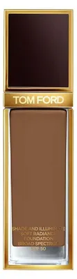 Zdjęcie produktu dla TOM FORD Shade And Illuminate Soft Radiance Foundation SPF50, Buteleczka z pompką, Krem, Skóra normalna, Odżywiający, Chestnut, Radiant