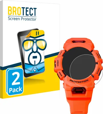 Produktbild von 2x Für Casio G-Shock GBA-900 Schutzfolie BROTECT Displayschutz Display Schutz Folie Klar Transparent