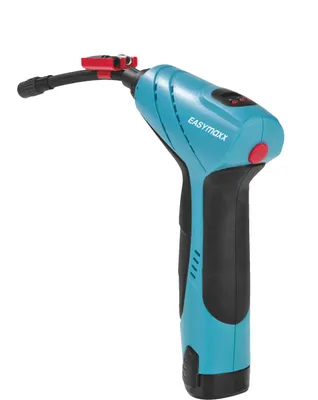Produktbild von EASYmaxx Akku Handkompressor 12V mit LED Licht digitale Luftdruckanzeige Auto Stopp 3 Modi psi bar hPa Reifen Fahrrad Ball Luftmatratze