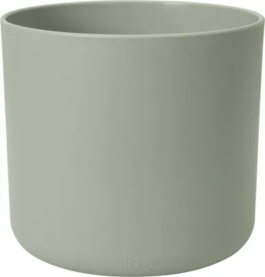 Productafbeelding van B.for soft rond 14 cm steengroen bloempot elho
