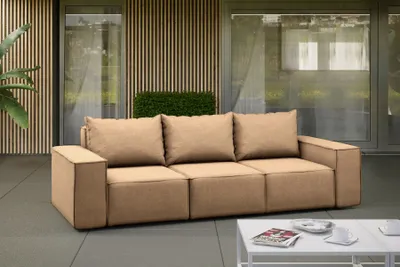 Produktbild von Kaiser Möbel Gartenmöbel sofa SONNE für den Garten, die Terrasse, den Hof, gemütliche Capucino