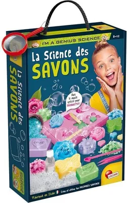 Produktbild von Seifen Selber Machen Set, Génius Science LISCIANI, Kreativset mit Formen, Inklusive Glyzerin, Ab 8 Jahren