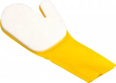 Obrázok produktu pre Gre GFL5, Čistiace rukavice, Biela, Žltá, 80 g, Box, 110 mm, 20 mm