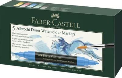 Image de FABER-CASTELL Aquarellmarker Albrecht Dürer 5er Etui