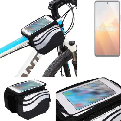 Produktbild von K-S-Trade Rahmentasche Fahrrad-Halterung kompatibel mit Vivo Y100t Rahmenhalterung Fahrrad Handyhalterung Fahrradtasche Handy Smartphone Halterung