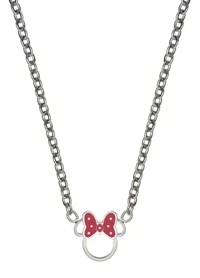 Zdjęcie produktu dla Stalowy naszyjnik z zawieszką Myszka Minnie N600631L-157.CS
