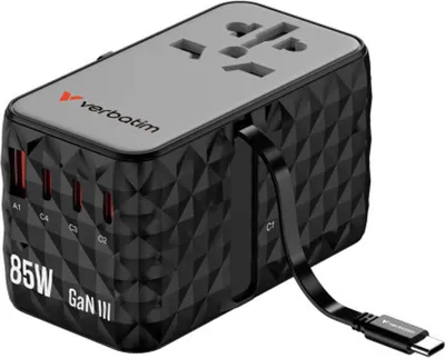 Obrázok produktu pre Verbatim 32127 Verbatim Charge'n'Travel Adapter  85W retractable cable