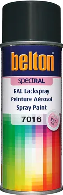 Image de Belton Peinture Ral 7016 Anthracite Satiné Peinture Aérosol Gris Anthracite Satiné Multi-usage - Belton