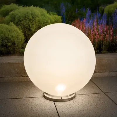 Produktbild von Solar Leuchtkugel LIANA 50 multicolor Fernbedienung Edelstahl-Halterung 102661