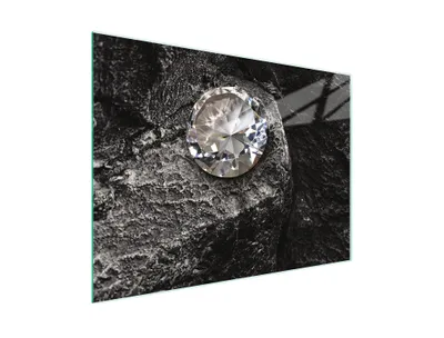 Obrázok produktu pre Krájacia doska Kryt na sporák Multiglass krájacia doska 30x22 cm Crystal Black