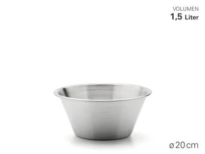 Produktbild von Karl Weis Küchenschüssel Gastro+ Ø 20 cm, Edelstahl