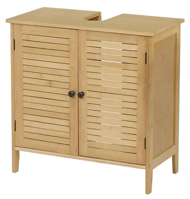 Productafbeelding van Badkamermeubel - Badkamerkast - Wastafelonderkasten - Wastafelmeubel - 60x30x60cm - 2 Deuren