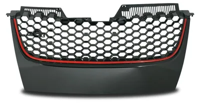 Produktbild von Sportgrill Wabengrill rot ohne Emblem für Volkswagen Golf 5 V 20