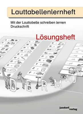 Immagine prodotto di Lauttabellenlernheft (Druckschrift) (Lösungsheft)