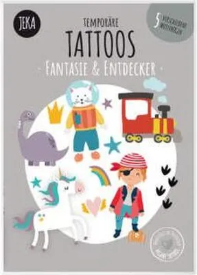 Produktbild von Temporäre Tattoos Fantasie & Entdecker