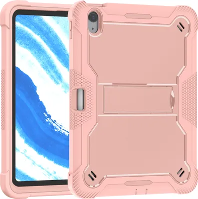 Produktbild von Schutzhülle für iPad Air 11 Zoll M2 (2024) Robust Hybrid Tablet Hülle mit Ständer Roségold
