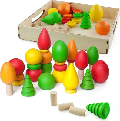 Produktbild von Ulanik Montessori Holzset "Wunderbarer Wald"