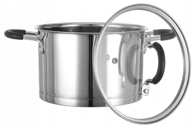 Produktbild von Epewex Solider Edelstahl-Topf mit Deckel 3L Induktion