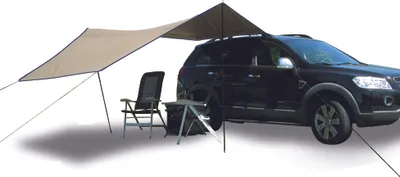 Produktbild von Eurotrail ETTE0626, Canopy, Beige, Fiberglas, Stahl, Polyester, 3600 mm, 3500 mm