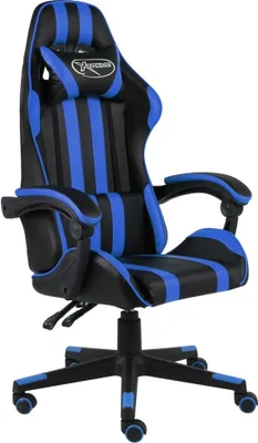Produktbild von "2026 Promotion" Gaming-Stuhl Schwarz und Blau Kunstleder - Bürostühle CC2063