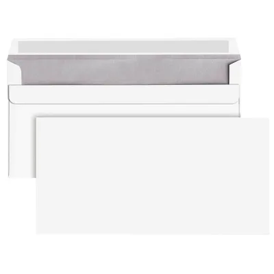 Produktbild von dots Briefumschläge DIN lang ohne Fenster weiß selbstklebend 250 St.