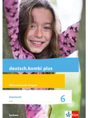 Obrázek produktu pro deutsch.kombi plus 6. Arbeitsheft mit Lösungen Klasse 6. Differenzierende Ausgabe Sachsen Oberschule