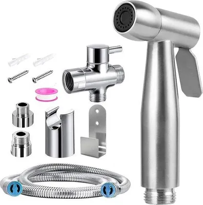 Obrázok produktu pre Hygienická súprava ručnej sprchy s 3-cestným ventilom - Intimná hygiena - Pre WC bidet