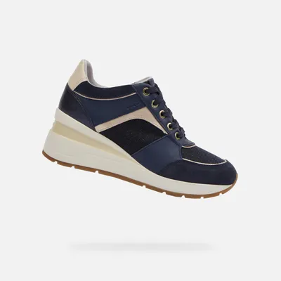 Produktbild von Geox Dunkelblaue Damen-Sneaker von Zosma 41