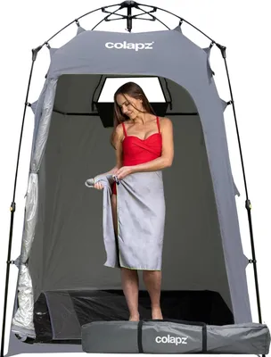 Productafbeelding van Douche- en toilettentent voor kamperen - Draagbare, opvouwbare privacytent voor outdooractiviteiten