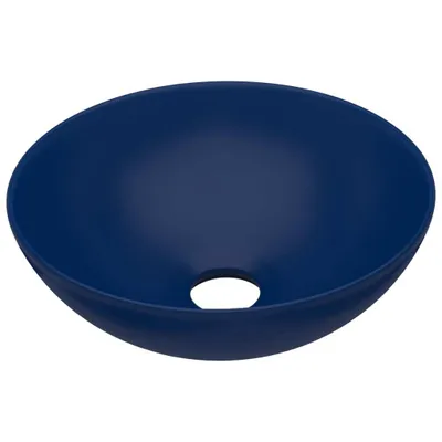 Produktbild von Waschbecken Keramik Dunkelblau Rund