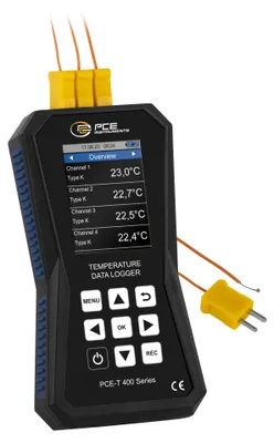 Immagine prodotto di PCE Instruments Registratore dati di temperatura a 4 canali per termocoppie PCE-T 420