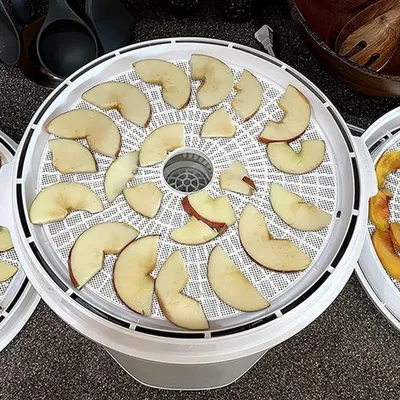 Dehydratorblätter 5 Stück - Runde Silikon - Antihaft - Wiederverwendbare Dampfmatten - Temperaturtoleranz - 33 cm