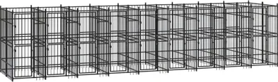Immagine prodotto di Gabbia per Cani da Esterno in Acciaio 16,59 m²