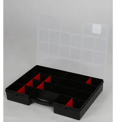 Produktbild von 12x Organizer 22 Trennfächer Box Ordnung Aufbewahrung Büro Schublade Sortieren
