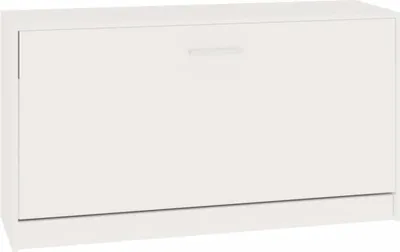 Produktbild von vidaXL Schuhbank Hochglanz-Weiß 80 x 24 x 45 cm Holzwerkstoff