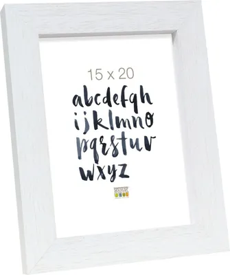 Produktbild von Deknudt Bilderrahmen weiß Holz 20x28 cm S45PK