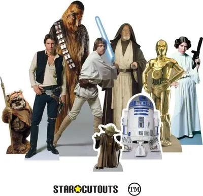 Produktbild von Star Wars Pappausteller Tischdekoration 9 tlg.