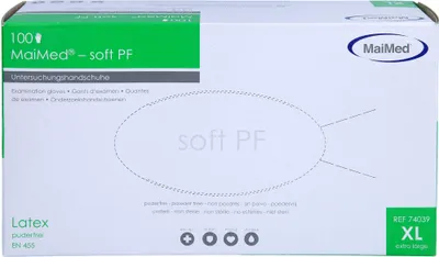 Produktbild von Einmal Handschuhe Latex puderfrei XL, 100 St HAS