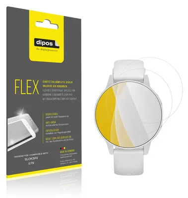 Produktbild von 2x Schutzfolie für SLOKSFil i179 Folie, 100% Displayabdeckung, dipos Flex