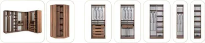Obrázek produktu pro Šatní skříň Prvky Skleněná šatní skříň Průhledné dveře Šatní skříně Loft design