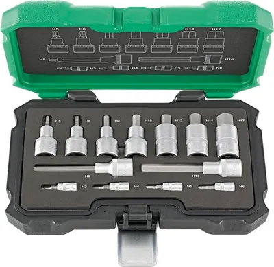 Zdjęcie produktu dla Fortis 4317784706476, 13 szt., Sześciokąt, 1/4,1/2"