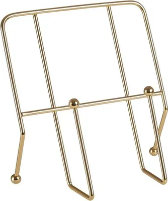 Immagine prodotto di Utensile da cucina universale con rivestimento dorato - Supporto standard per libri di cucina