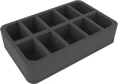 Produktbild von Schaumstoffeinlage für Drukhari Miniaturen – 10 Fächer