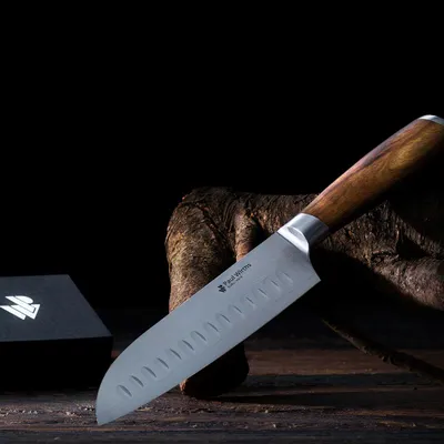 Obrázok produktu pre Paul Wirths 8'' nôž Santoku z damaškovej ocele SURU