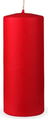 Image de Bougies piliers rouge foncé Ø7cm x 16cm